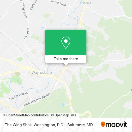 The Wing Shak map
