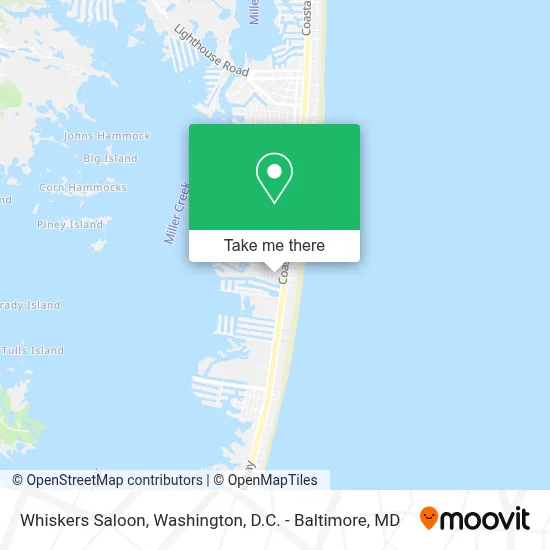 Whiskers Saloon map