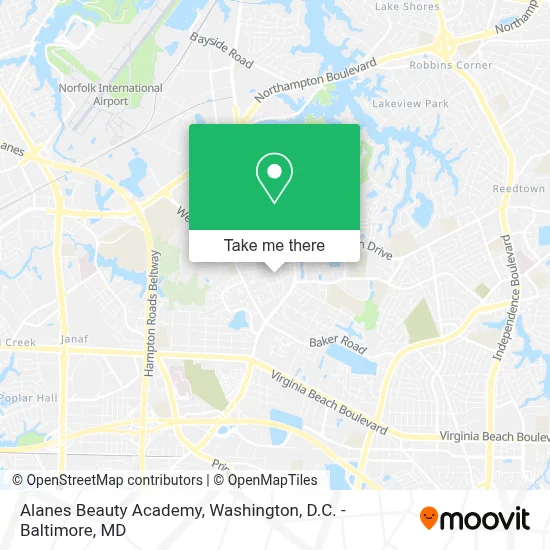Alanes Beauty Academy map
