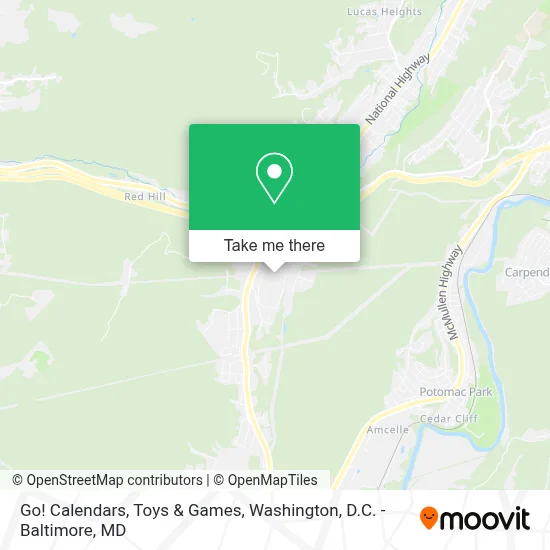 Go! Calendars, Toys & Games map