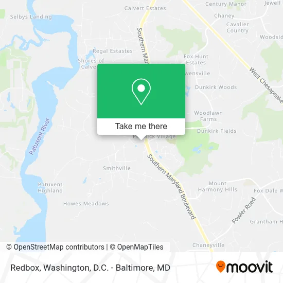 Redbox map