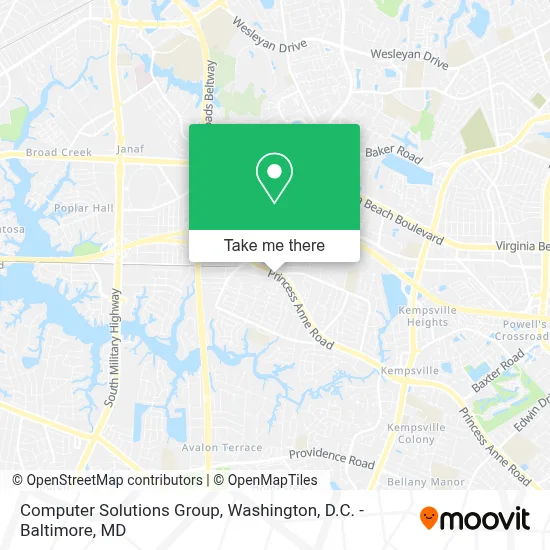 Computer Solutions Group map