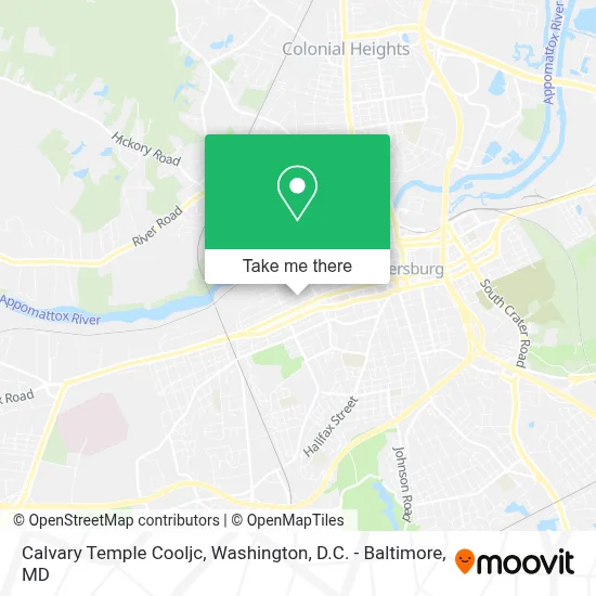 Calvary Temple Cooljc map