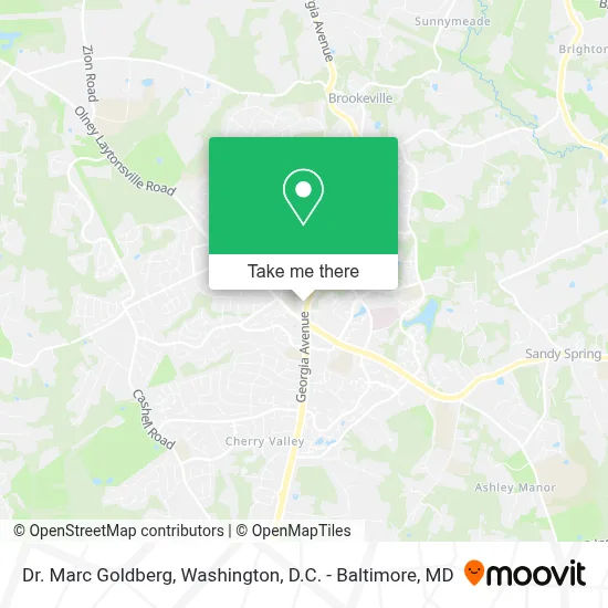 Dr. Marc Goldberg map