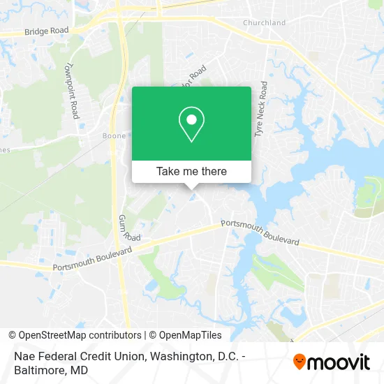 Nae Federal Credit Union map