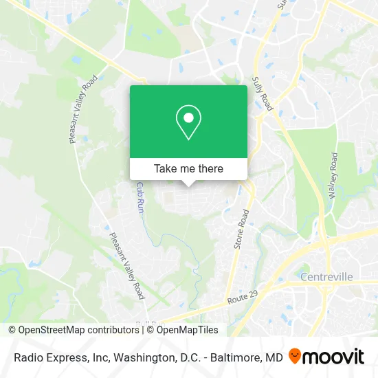 Radio Express, Inc map