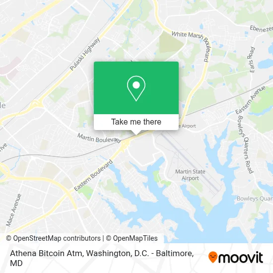 Athena Bitcoin Atm map