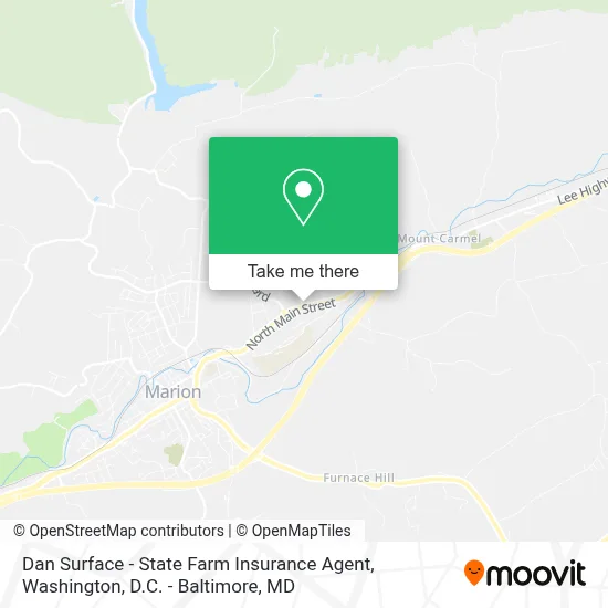 Dan Surface - State Farm Insurance Agent map