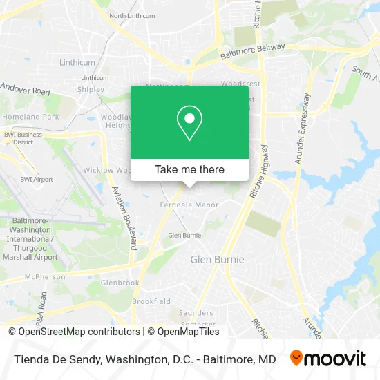 Tienda De Sendy map