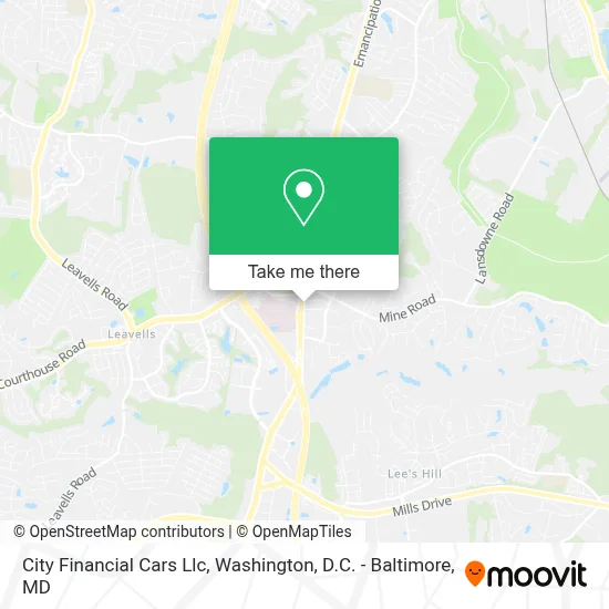 City Financial Cars Llc map