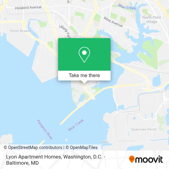Lyon Apartment Homes map