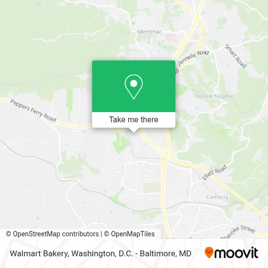 Walmart Bakery map