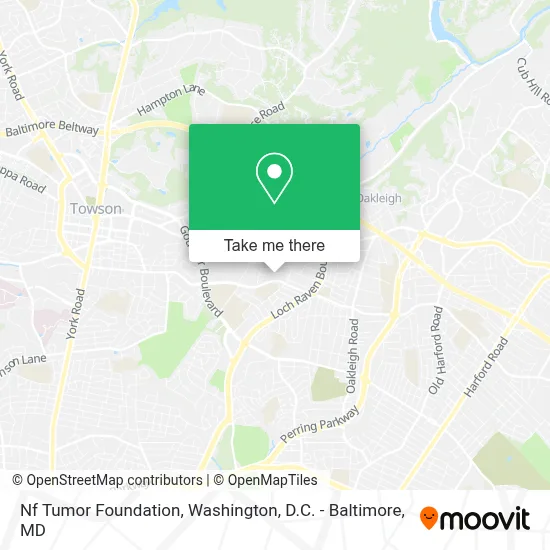 Nf Tumor Foundation map