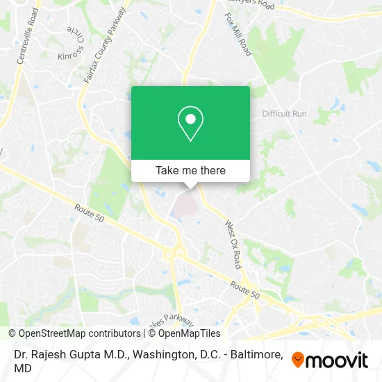 Dr. Rajesh Gupta M.D. map
