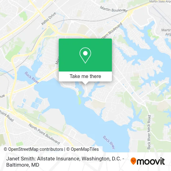 Janet Smith: Allstate Insurance map