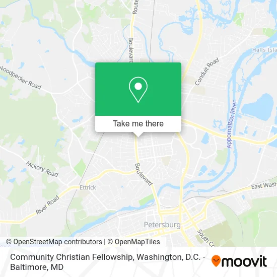 Community Christian Fellowship map