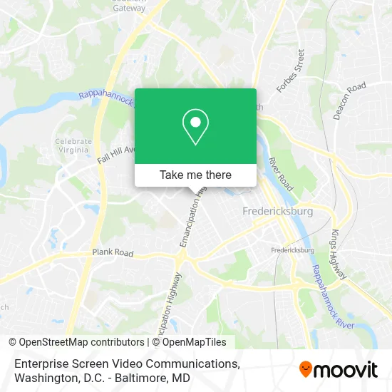 Enterprise Screen Video Communications map