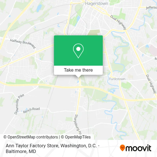 Ann Taylor Factory Store map