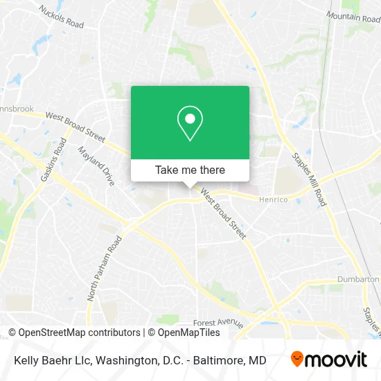 Kelly Baehr Llc map