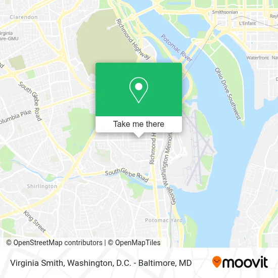 Virginia Smith map