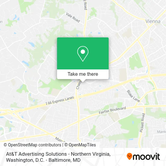 At&T Advertising Solutions - Northern Virginia map