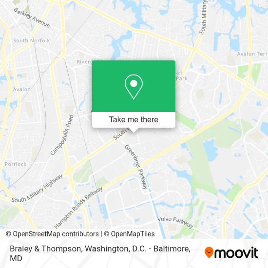 Braley & Thompson map