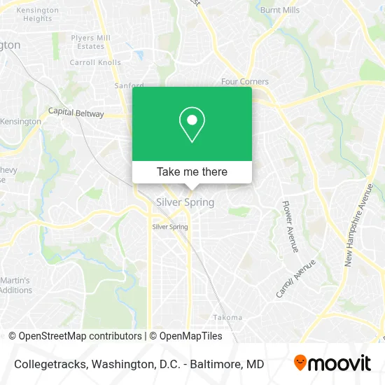 Collegetracks map