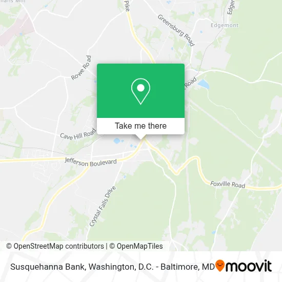 Susquehanna Bank map