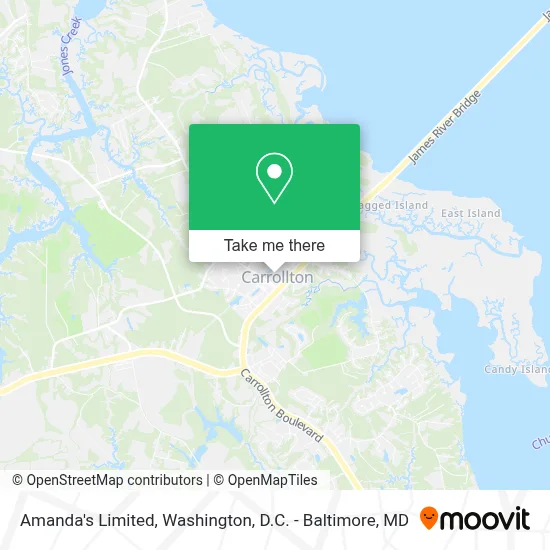 Amanda's Limited map