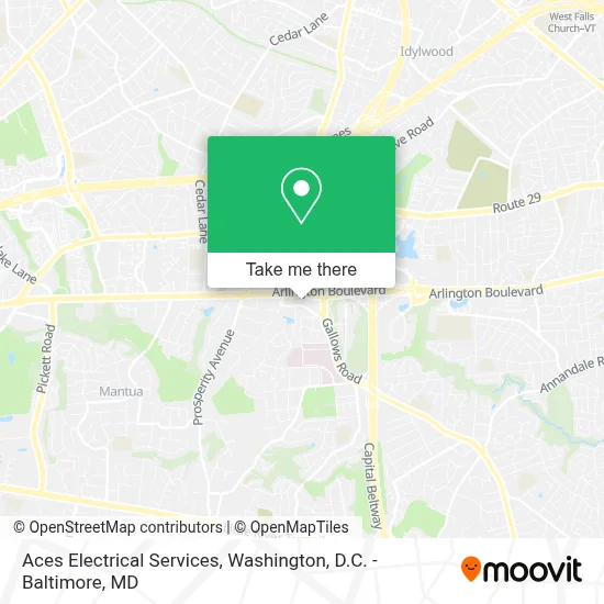 Aces Electrical Services map