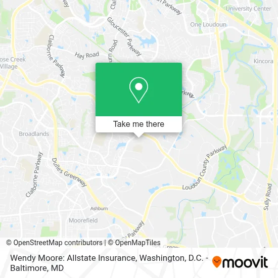 Wendy Moore: Allstate Insurance map
