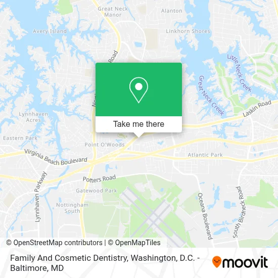 Family And Cosmetic Dentistry map