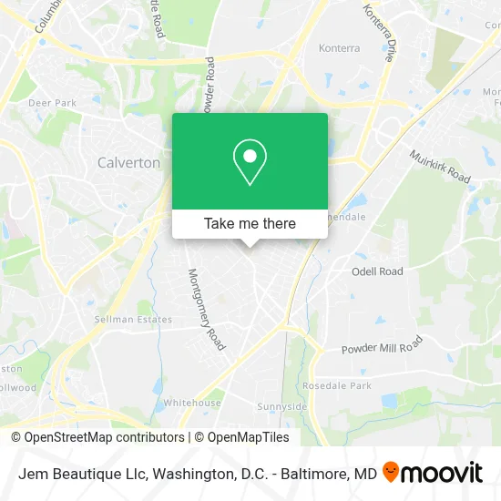 Jem Beautique Llc map
