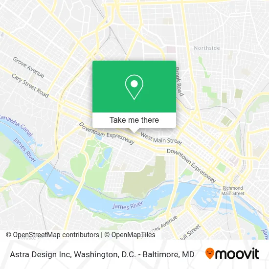 Astra Design Inc map