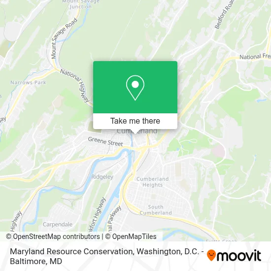 Maryland Resource Conservation map