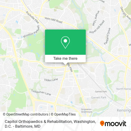 Capitol Orthopaedics & Rehabilitation map