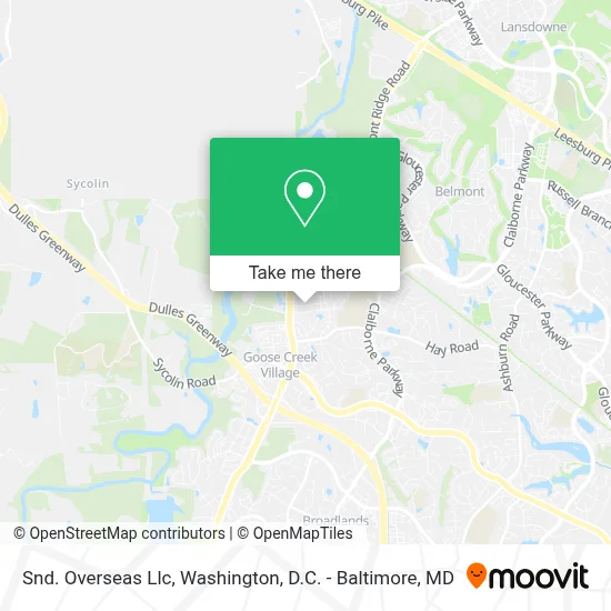 Snd. Overseas Llc map