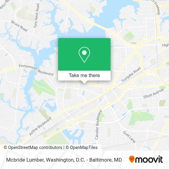 Mcbride Lumber map