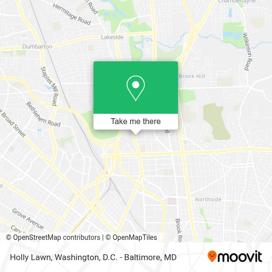 Holly Lawn map