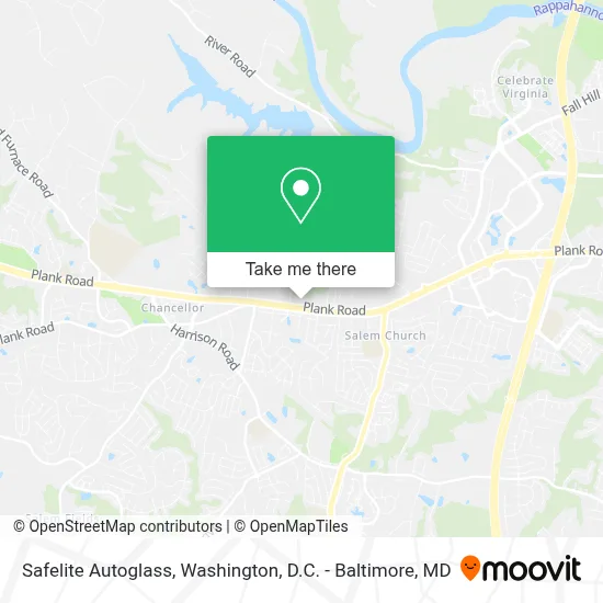 Safelite Autoglass map