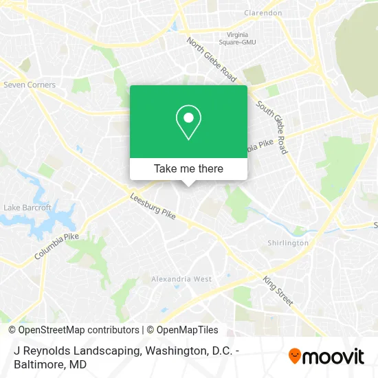 J Reynolds Landscaping map