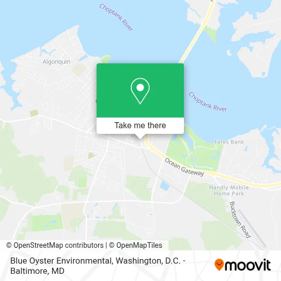 Blue Oyster Environmental map
