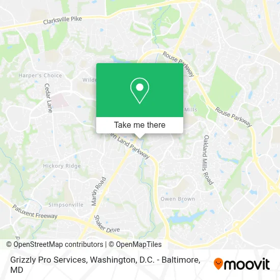 Grizzly Pro Services map