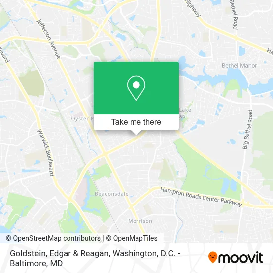 Goldstein, Edgar & Reagan map