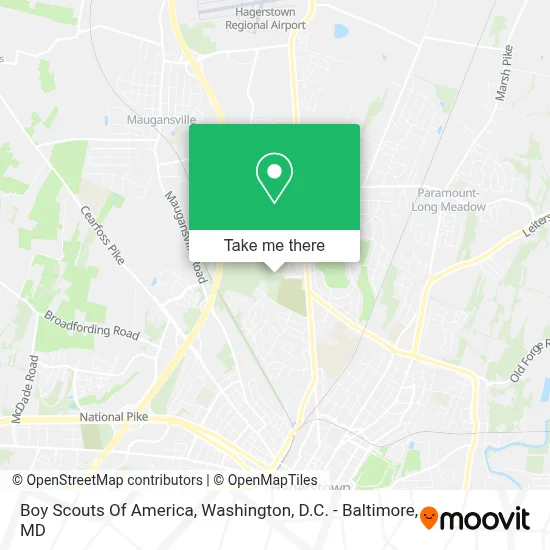 Boy Scouts Of America map