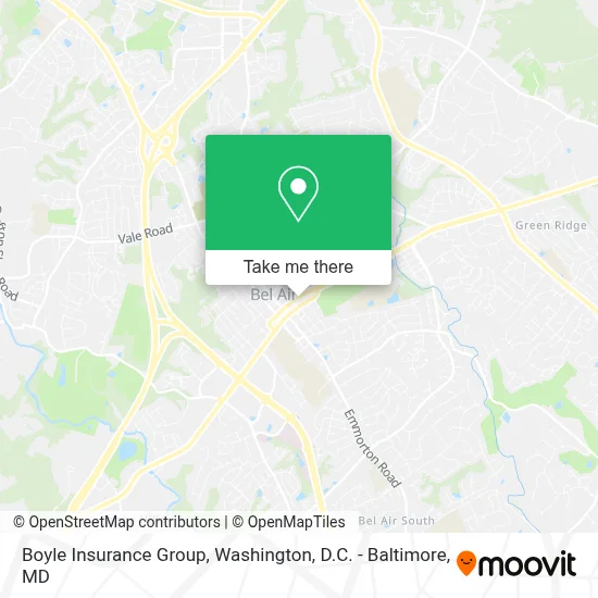 Boyle Insurance Group map