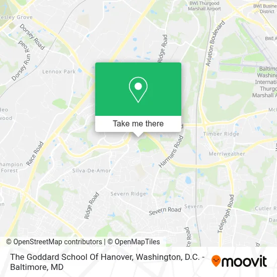 The Goddard School Of Hanover map