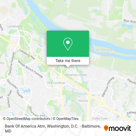 Bank Of America Atm map