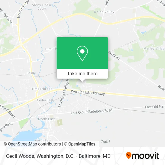 Cecil Woods map