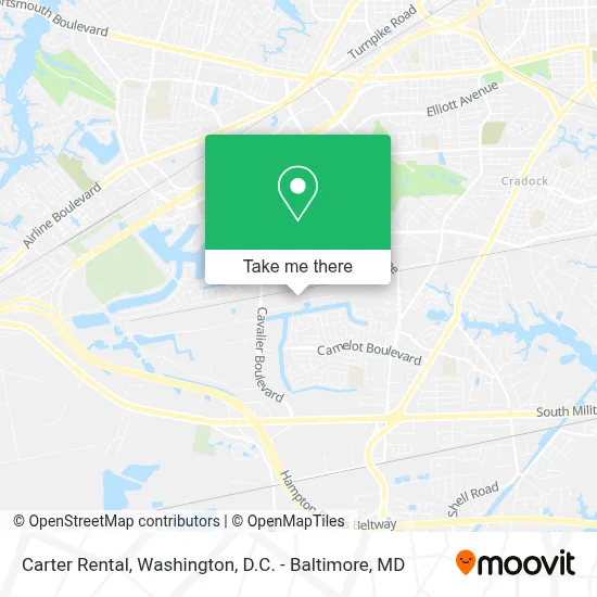 Carter Rental map